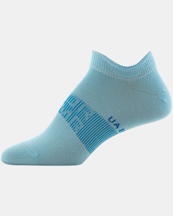 Women's UA Essential No Show – 6-Pack Socks, Blue, pdpMainDesktop image number 10